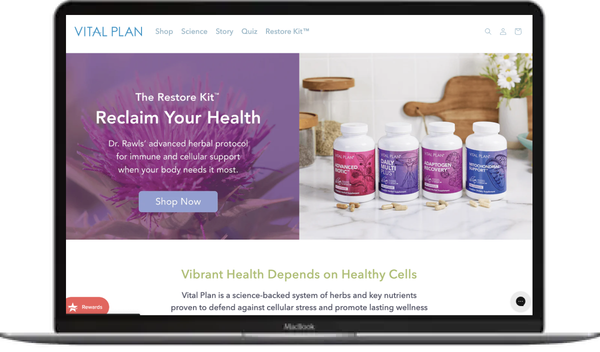Vital Plan — screenshot